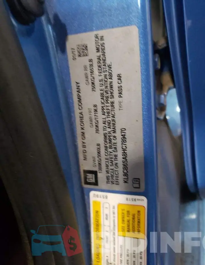 KL8CB6SA8HC789470 Photo# 13