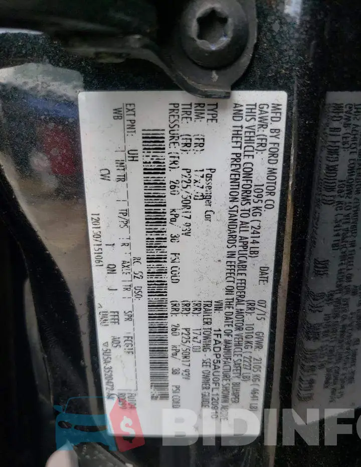 1FADP5AU0FL120910 Photo# 13