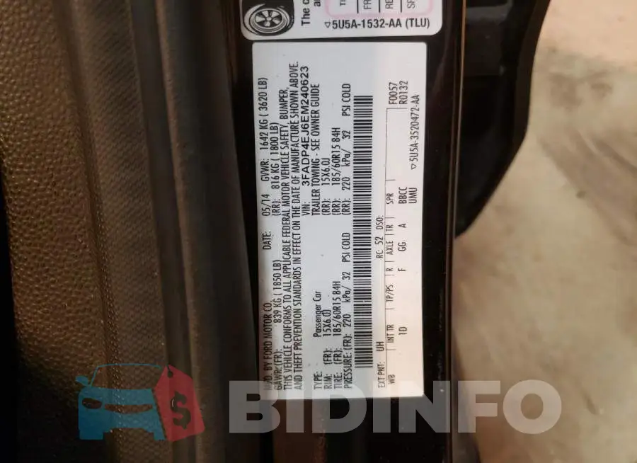 3FADP4EJ6EM240623 Photo# 13