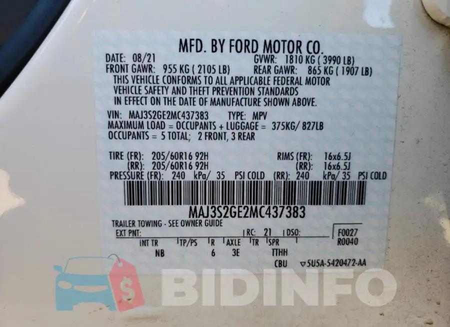 MAJ3S2GE2MC437383 Photo# 12
