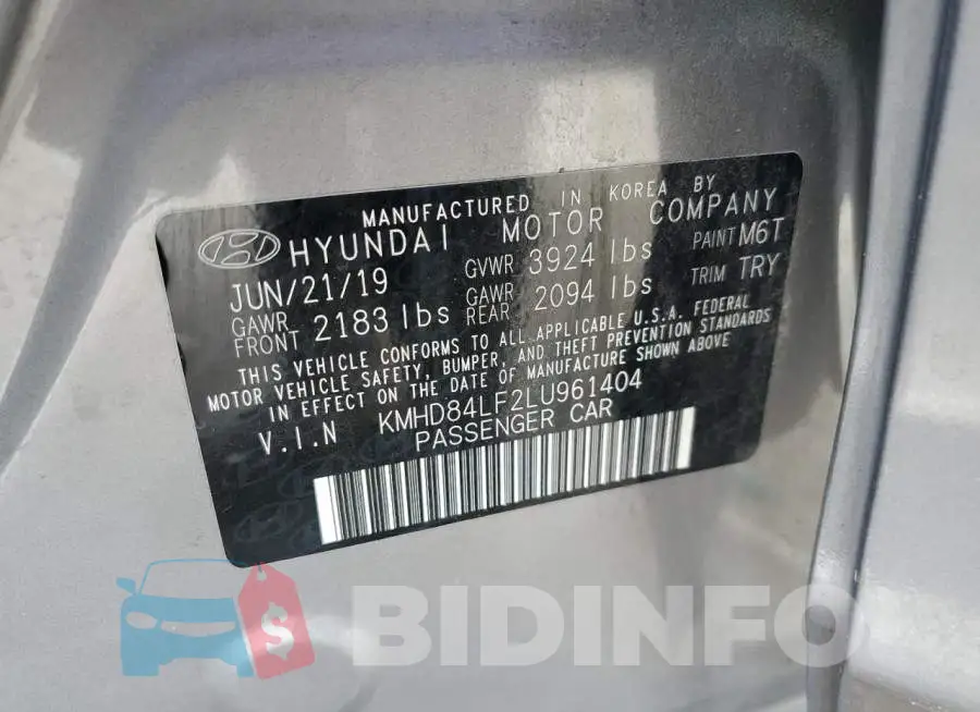 KMHD84LF2LU961404 Photo# 10