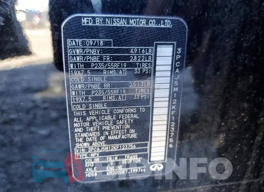 3PCAJ5M12KF123756 Photo# 12