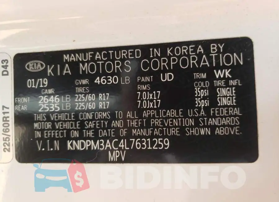 KNDPM3AC4L7631259 Photo# 13