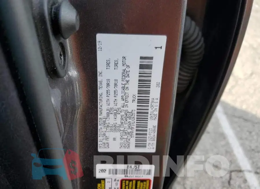 5TFRY5F1XLX263573 Photo# 12