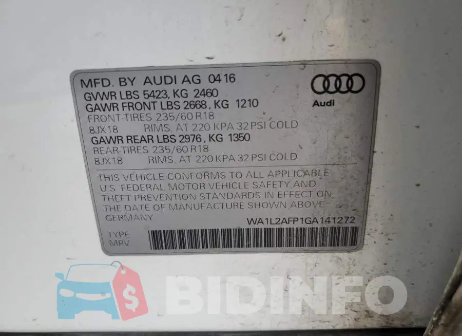 WA1L2AFP1GA141272 Photo# 13