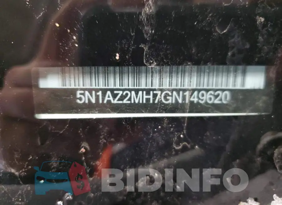 5N1AZ2MH7GN149620 Photo# 13