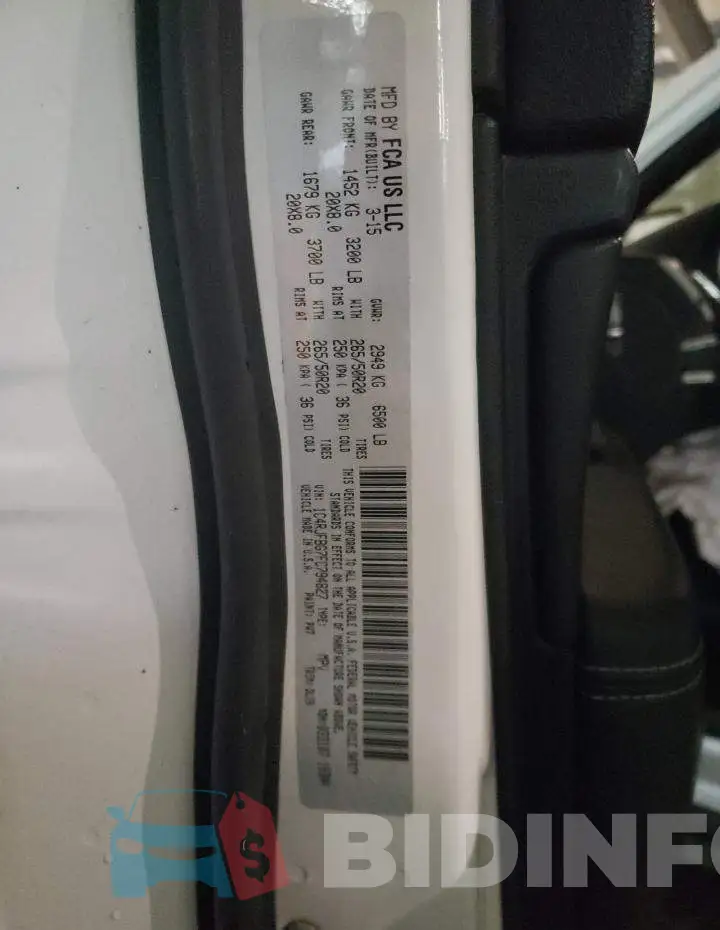 1C4RJFBG7FC794827 Photo# 13