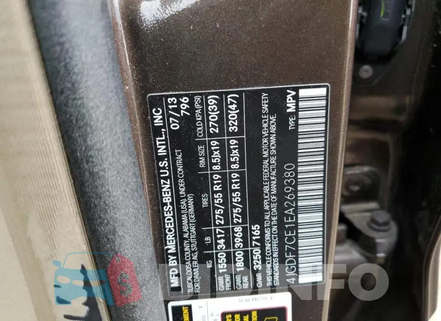 4JGDF7CE1EA269380 Photo# 13