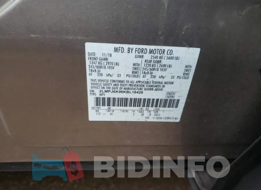 2LMPJ6K96KBL18426 Photo# 13