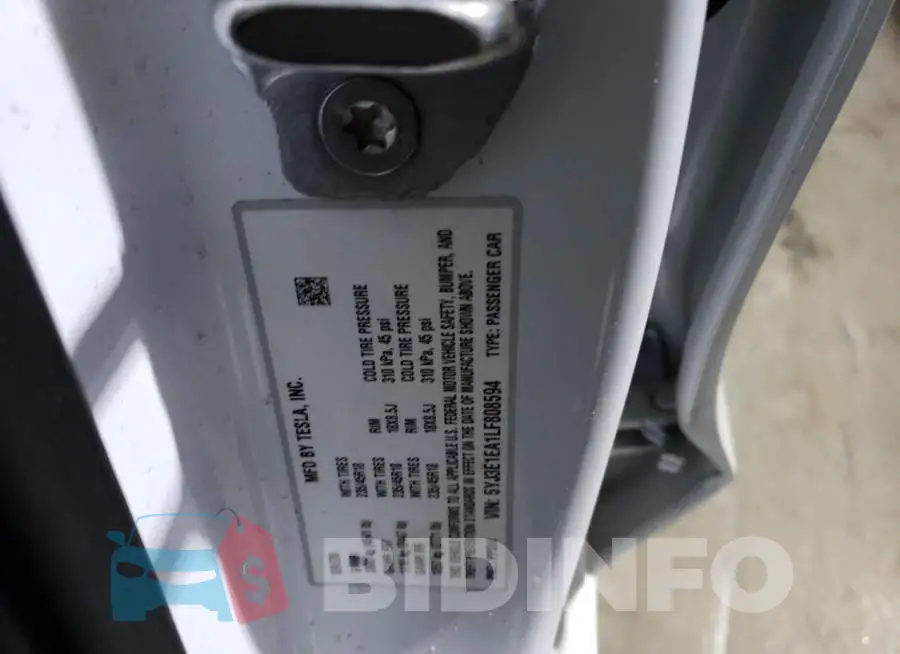 5YJ3E1EA1LF808594 Photo# 12