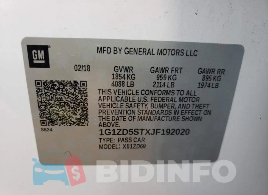 1G1ZD5STXJF192020 Photo# 10