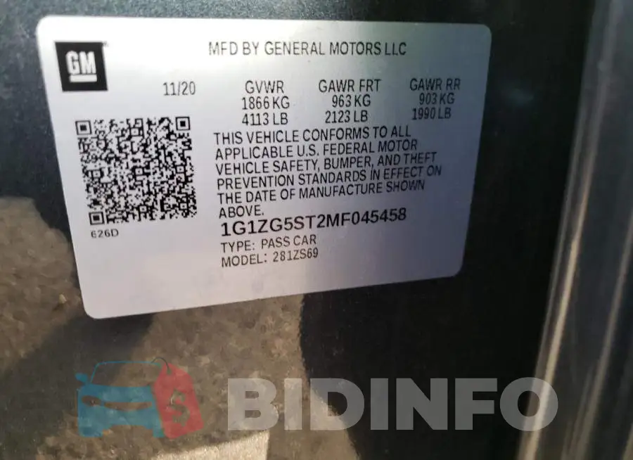 1G1ZG5ST2MF045458 Photo# 12