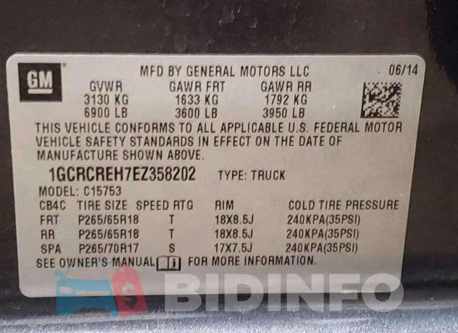 1GCRCREH7EZ358202 Photo# 13