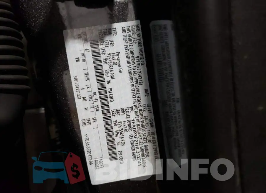 1FADP3F21HL312741 Photo# 12