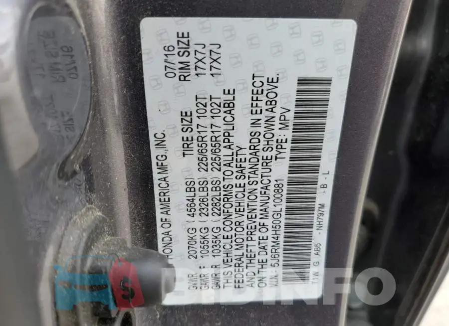 5J6RM4H50GL100881 Photo# 10