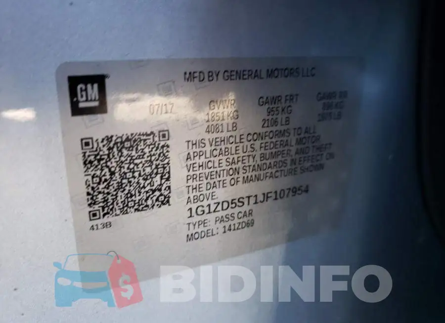 1G1ZD5ST1JF107954 Photo# 12