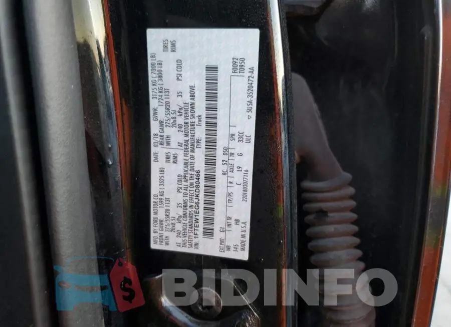 1FTEW1EG6JKD80466 Photo# 13