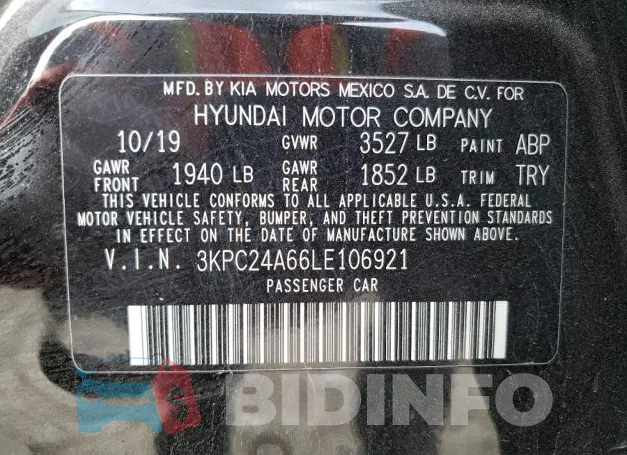 3KPC24A66LE106921 Photo# 12