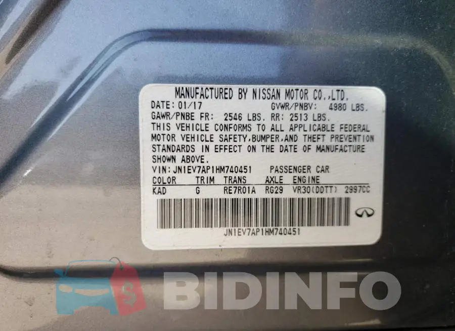 JN1EV7AP1HM740451 Photo# 12