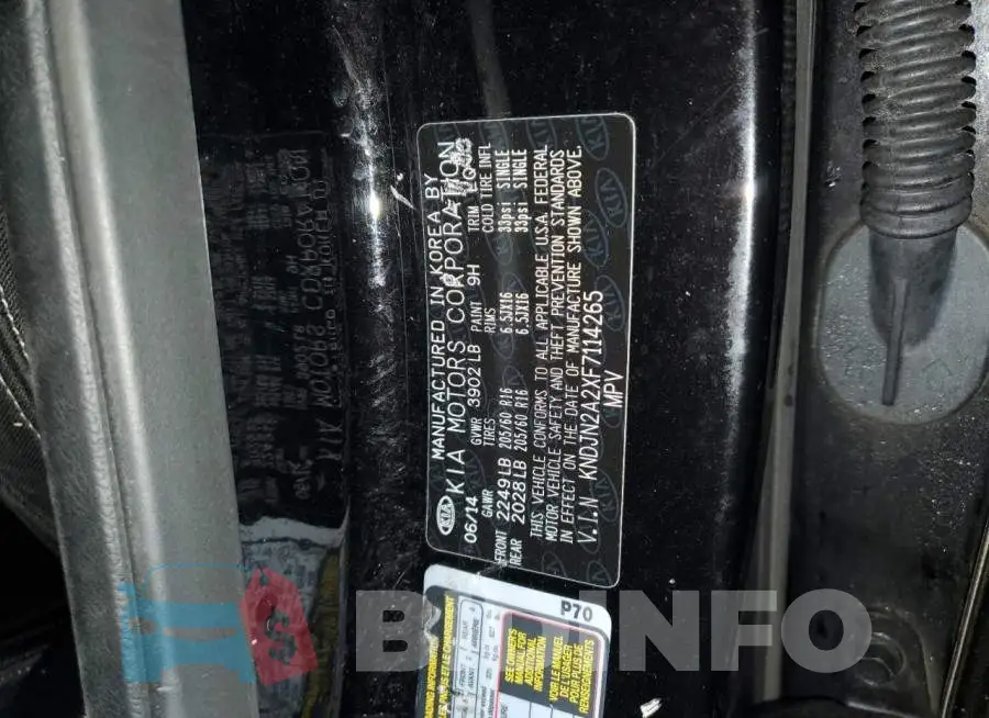 KNDJN2A2XF7114265 Photo# 12