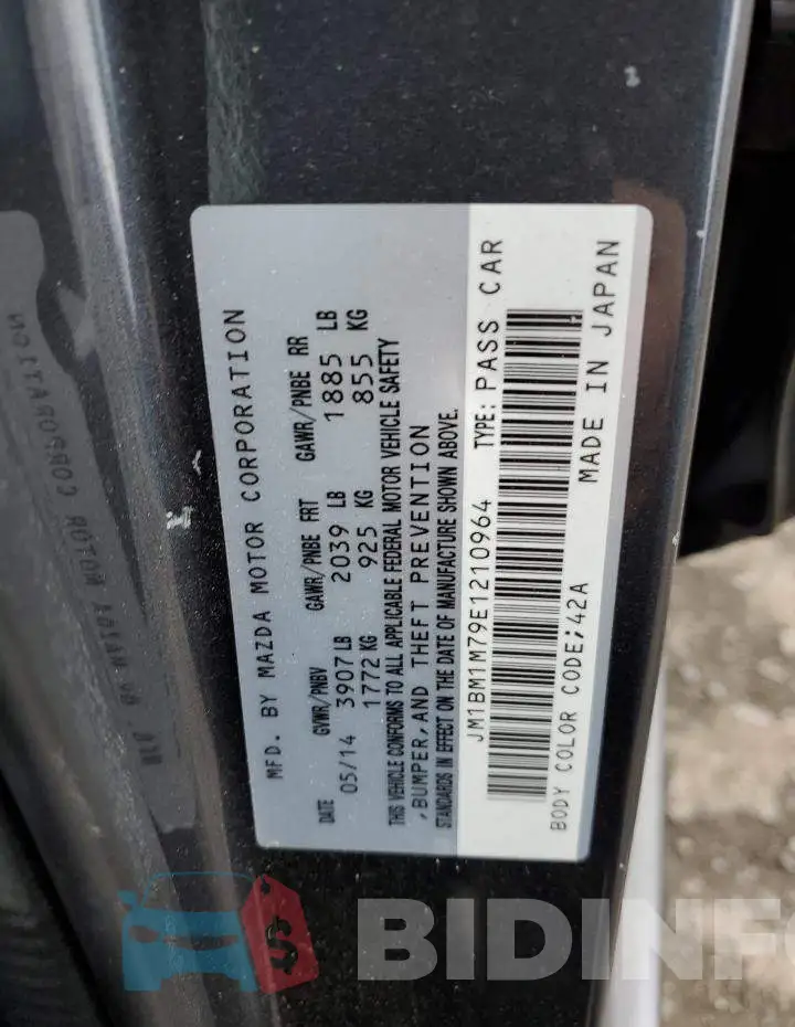 JM1BM1M79E1210964 Photo# 12