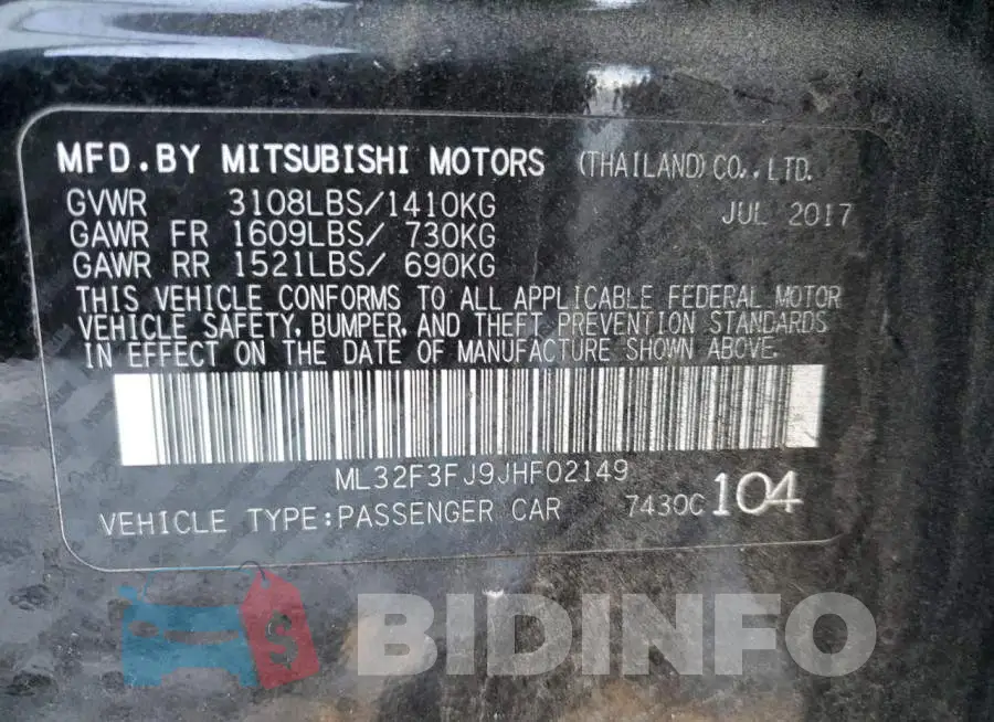 ML32F3FJ9JHF02149 Photo# 12