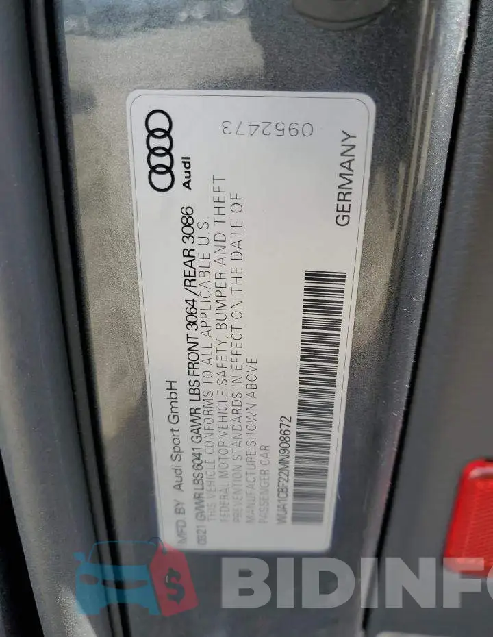 WUA1CBF22MN908672 Photo# 12