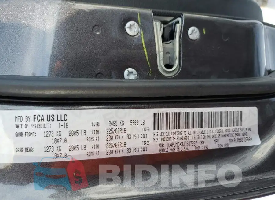 1C4PJMCX3JD607287 Photo# 12