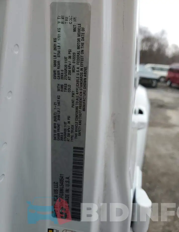 1C6HJTFG8ML548541 Photo# 12