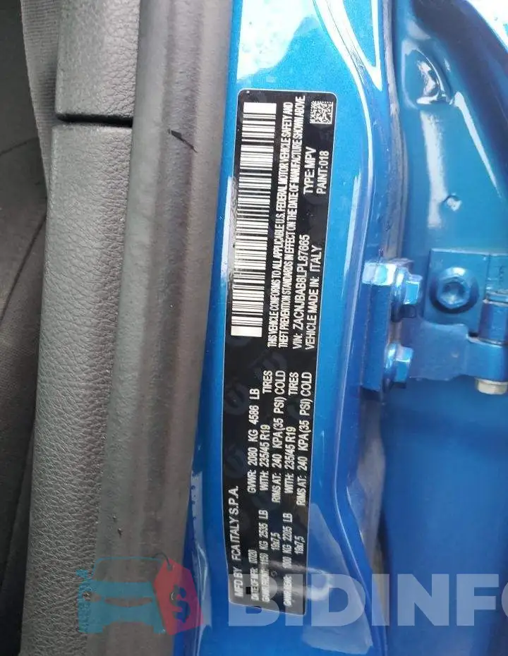 ZACNJBAB8LPL87665 Photo# 13