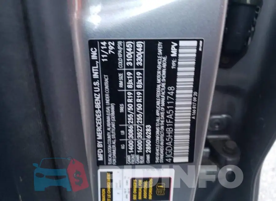 4JGDA5HB1FA511748 Photo# 13