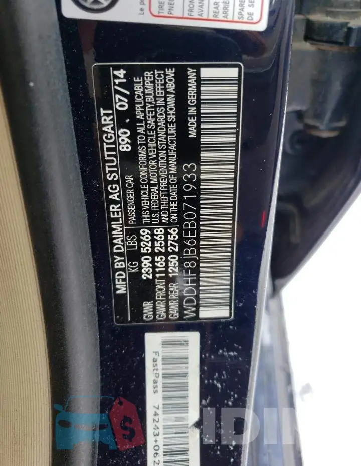 WDDHF8JB6EB071933 Photo# 12