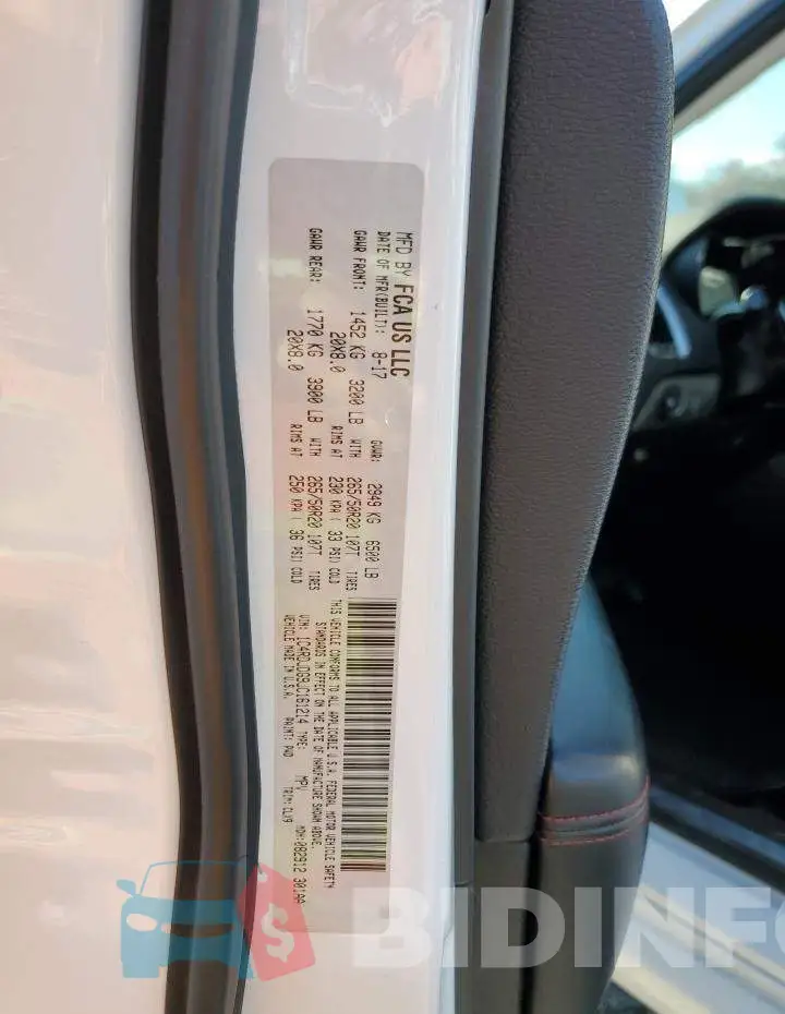1C4RDJDG9JC161214 Photo# 14