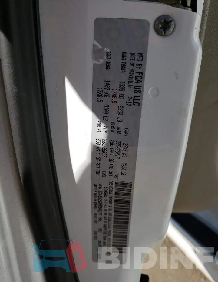 2C4RDGBG0HR843177 Photo# 14