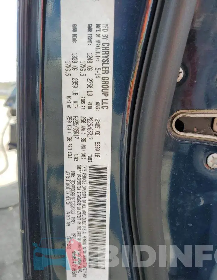 3C4PDCAB1ET290733 Photo# 14