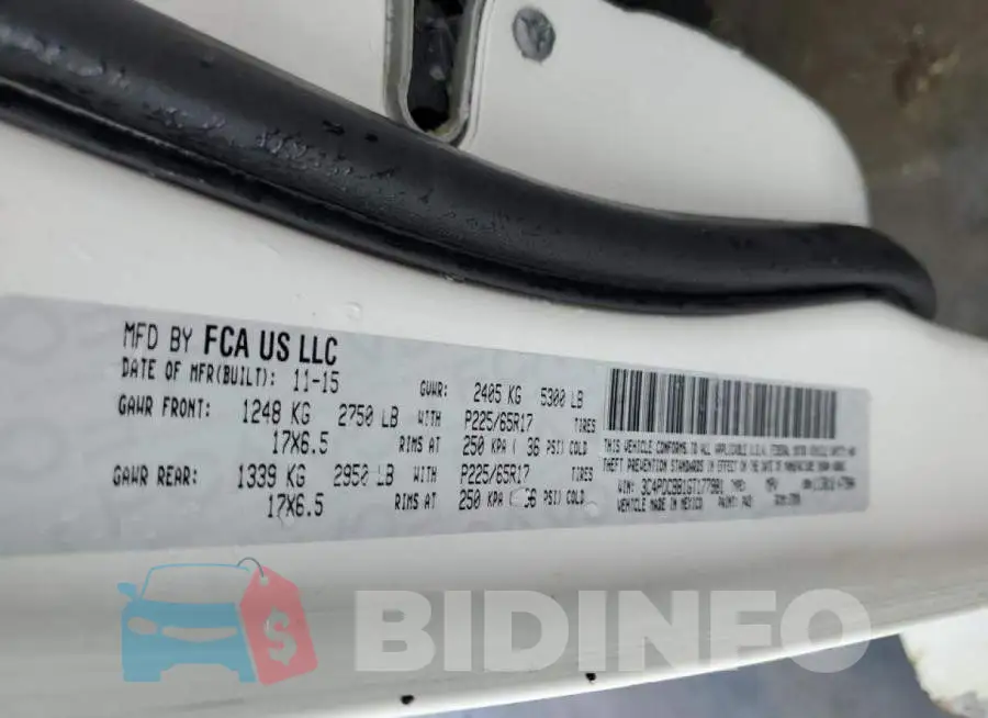 3C4PDCBB1GT177981 Photo# 10