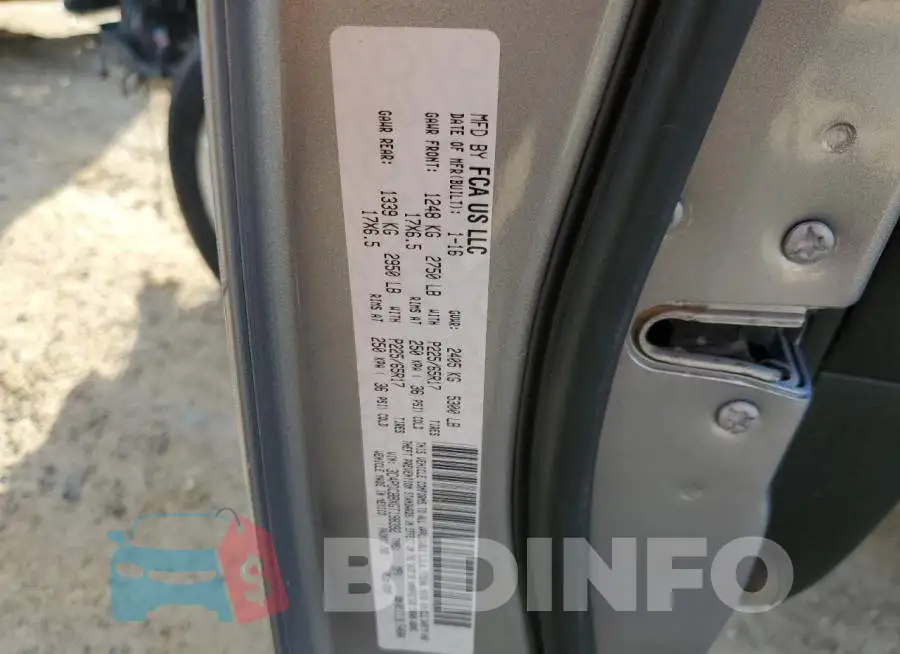 3C4PDCBBXGT198392 Photo# 12