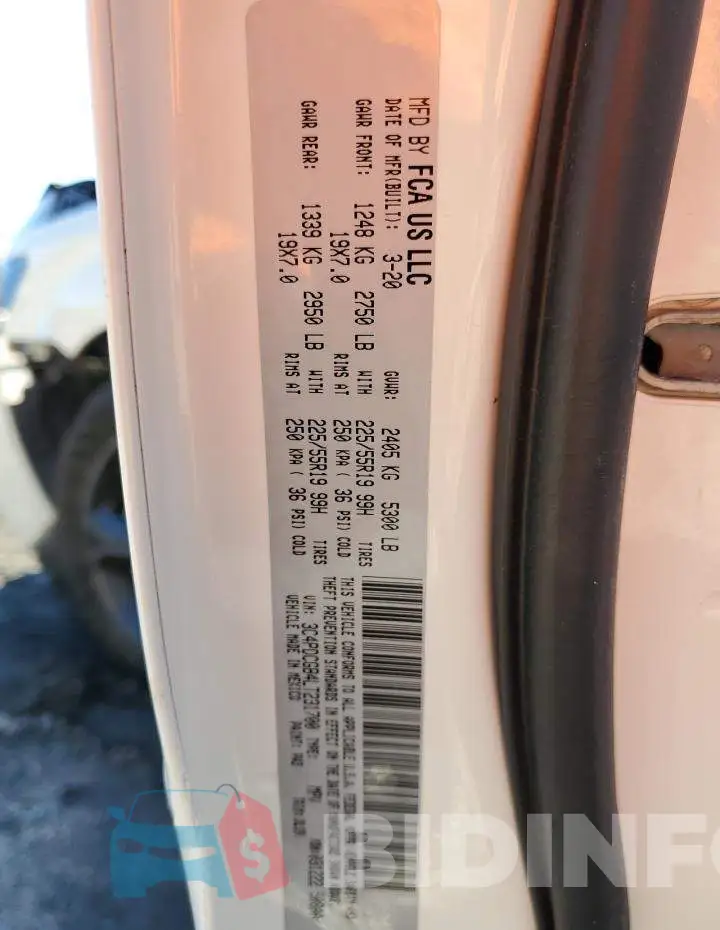 3C4PDCGB4LT231700 Photo# 13