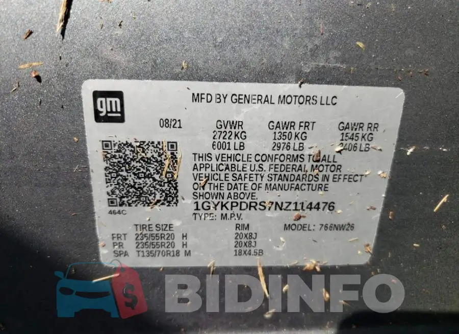 1GYKPDRS7NZ114476 Photo# 10