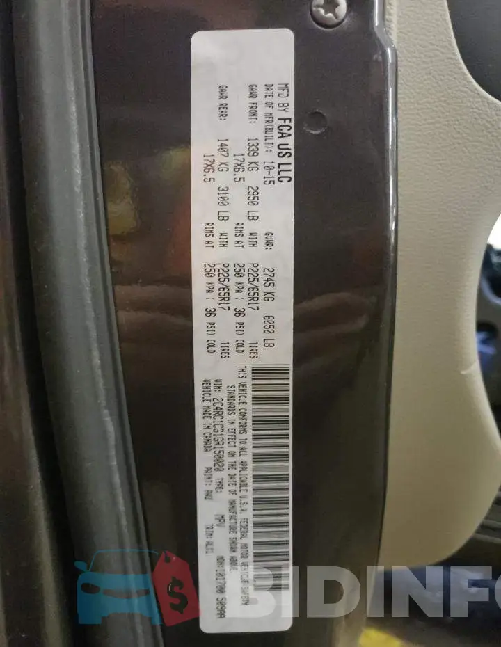 2C4RC1CG1GR150020 Photo# 13