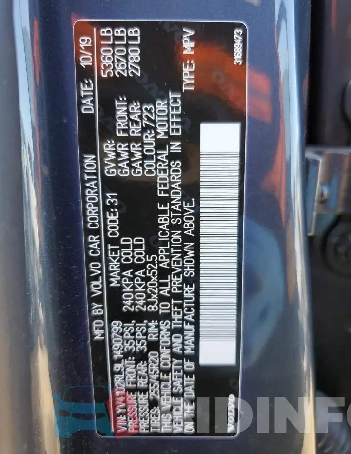 YV4102RL9L1490799 Photo# 12