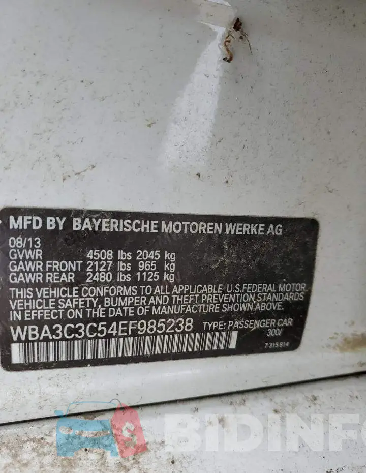 WBA3C3C54EF985238 Photo# 12