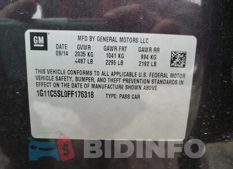 1G11C5SL0FF176318 Photo# 12