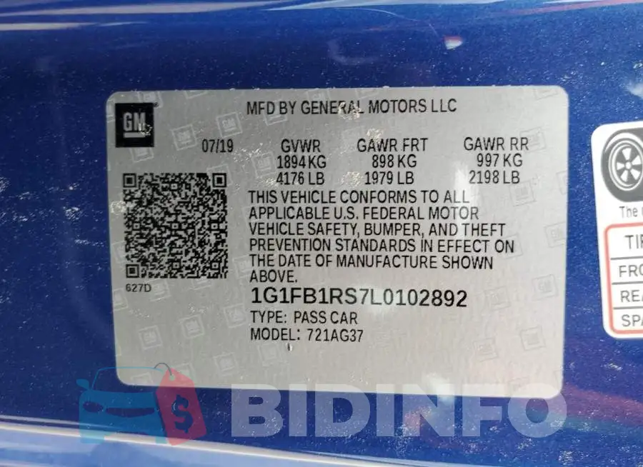 1G1FB1RS7L0102892 Photo# 12