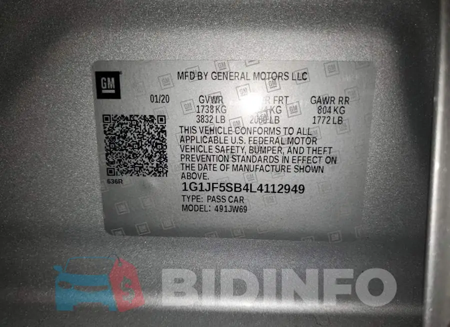 1G1JF5SB4L4112949 Photo# 12