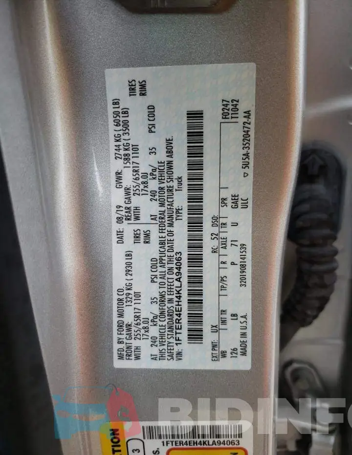 1FTER4EH4KLA94063 Photo# 12