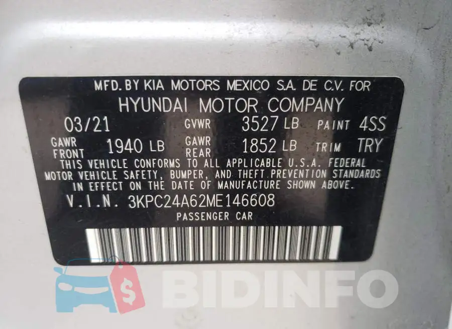 3KPC24A62ME146608 Photo# 12