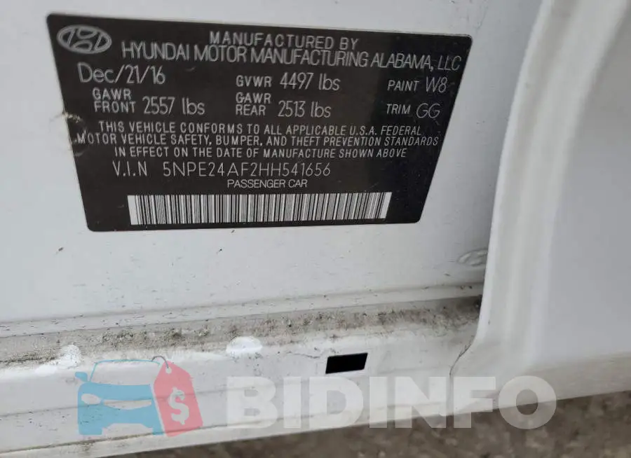 5NPE24AF2HH541656 Photo# 12