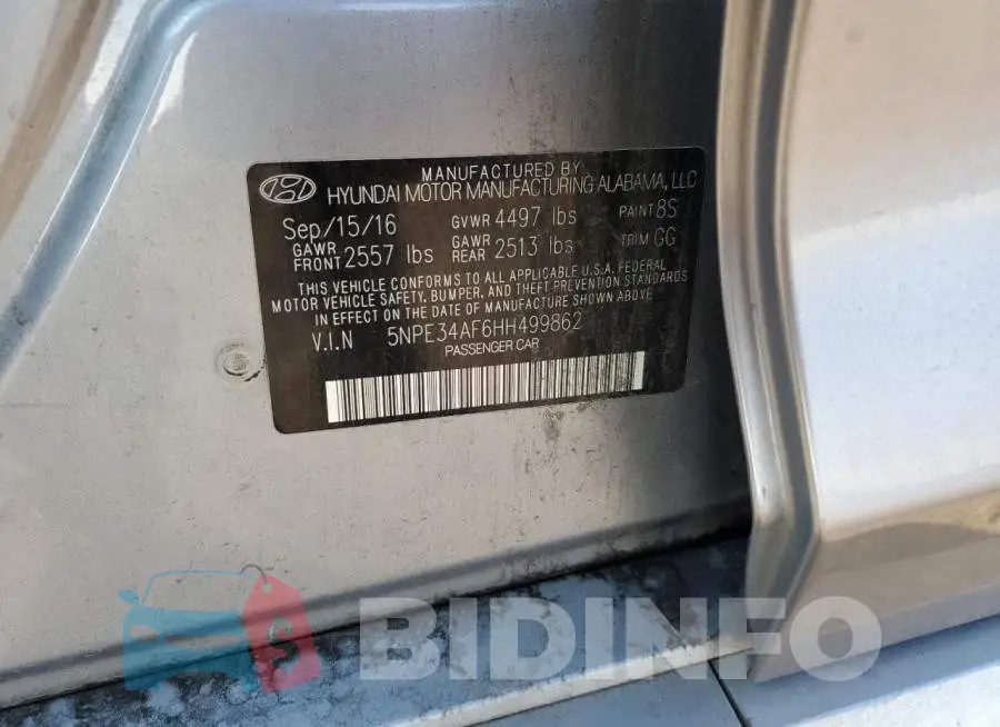 5NPE34AF6HH499862 Photo# 12