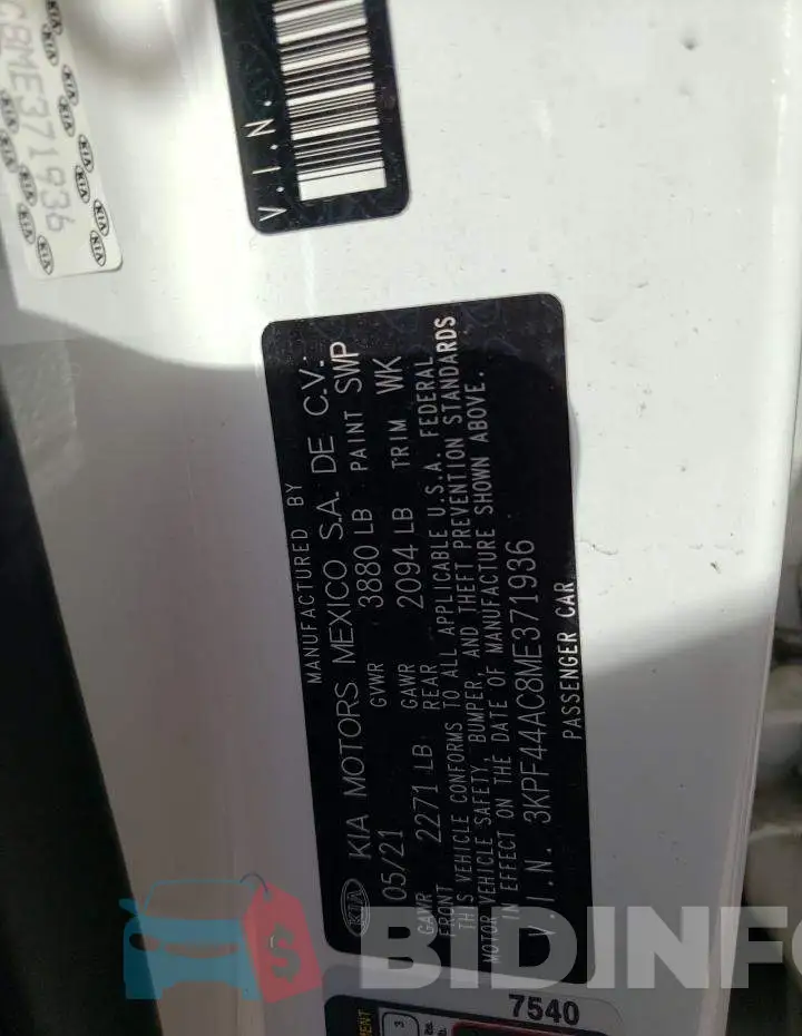3KPF44AC8ME371936 Photo# 10